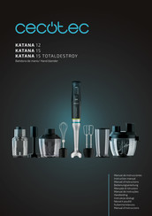 cecotec Katana 15 TotalDestroy Jar G Manual De Instrucciones