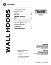 GE UVW9361 Manual Del Propietario E Instalación
