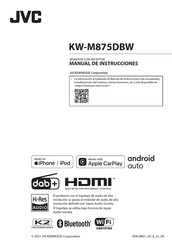 JVC KW-M875DBW Manual De Instrucciones