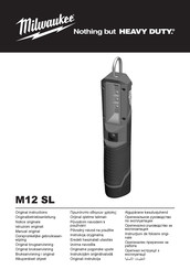 Milwaukee M12 SL Manual Original