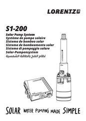 Lorentz S1-200 Guia Del Usuario