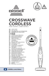 Bissell CROSSWAVE CORDLESS 2582 Serie Guia Del Usuario