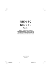 DFI NB76-TC Manual Del Usuario