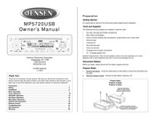 Jensen MP5720USB Manual Del Propietário