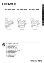 Hitachi Koki NT 1865DBAL Instrucciones De Manejo