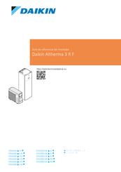 Daikin Altherma 3 R F EHVZ08S18E39W3 Guía De Referencia Del Instalador