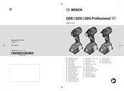 Bosch GDR Professional 18V-210 C Manual Original