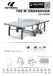 Cornilleau 700M CROSSOVER OUTDOOR Instrucciones De Montaje