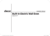 Dacor DOB30T977SS/DA Manual De Instalación