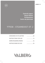 VALBERG STEAMBOOST-07.2 Instrucciones De Uso