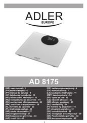 Adler europe AD 8175 Manual De Uso