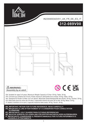 HOMCOM 312-089V00PK Manual De Instrucciones