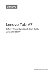 Lenovo Tab V7 Guia Del Usuario