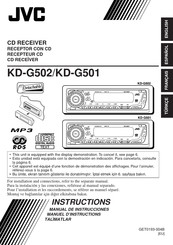 JVC KD-G502 Manual De Instrucciones