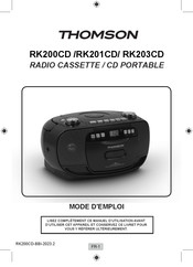 THOMSON RK200CD Instrucciones De Funcionamiento