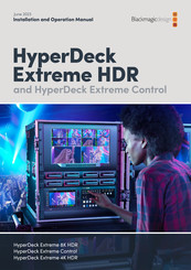 Blackmagic Design HyperDeck Extreme Control Manual De Instrucciones