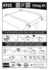 Yakima K925 Instrucciones De Montaje