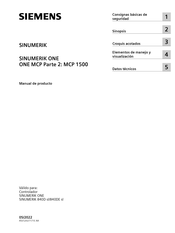 Siemens SINUMERIK ONE MCP 1500 Manual Del Producto