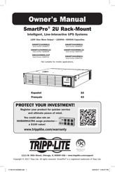 Tripp-Lite SmartPro SM3000RMNAFTA Manual Del Propietário