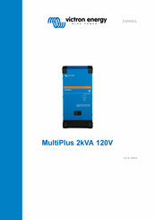 Victron energy MultiPlus 12/2000/80 Manual Del Usuario