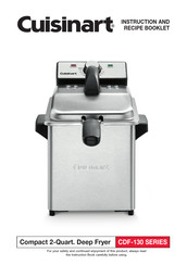 Cuisinart CDF-130P1 Instrucciones Y Libro De Recetas