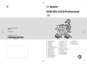 Bosch GCM 305-254 D Professional Manual Original