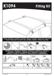 Yakima K1094 Instrucciones De Montaje