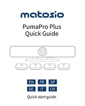 Matosio PumaPro Plus Guía De Instalación Rápida