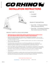 Go Rhino 561000E Instrucciones De Instalación