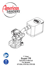 Amano AMERICAN SANDERS 07125A Manual Del Operador