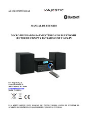 Majestic AH 2350 BT MP3 USB DAB Manual De Usuario