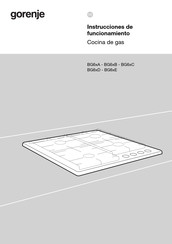 Gorenje BG6 C Serie Instrucciones De Funcionamiento