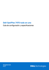 Dell OptiPlex 7470 Guía De Configuración Y Especificaciones