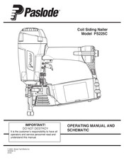 Paslode 515900 Manual De Funcionamiento Y Esquema