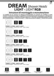 Bossini DREAM LIGHT H38917 Instrucciones De Montaje Y De Mantenimiento