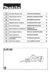 Makita DJR189 Manual De Instrucciones