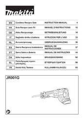 Makita JR001GZ Manual De Instrucciones