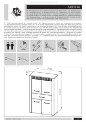 ML MEBLE ARTIS 06 Instrucción De Montaje