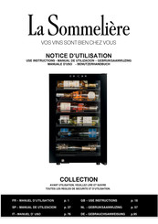 La Sommeliere COLLECTION Manual De Utilización