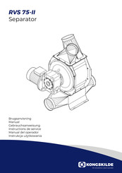 Kongskilde RVS 75-II Manual Del Operador