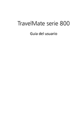 Acer TravelMate 800 Guia Del Usuario