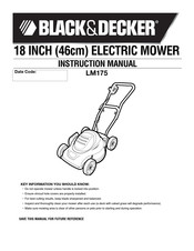 Black and Decker LM175-CA Manual De Instrucciones