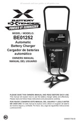 Schumacher Electric BE01252 Manual Del Usuario