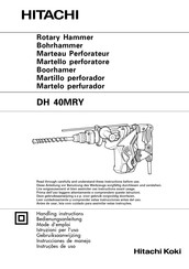 Hitachi Koki DH 40MRY Instrucciones De Manejo