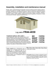 Palmako BNDIP 110705 Instrucciones De Montaje, Instalación Y Mantenimiento