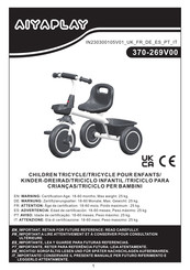 Aiyaplay 370-269V00 Manual De Instrucciones