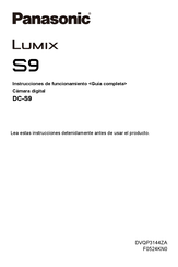 Panasonic DC-S9 Instrucciones De Funcionamiento