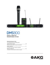 Harman AKG DMS800 Modo De Empleo