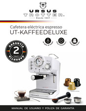 URSUS TROTTER UT-KAFFEEDELUXE Manual De Usuario Y Póliza De Garantía