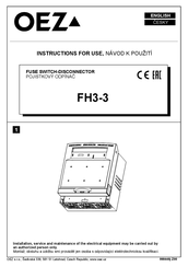 OEZ FH3-3 Manual De Instrucciones